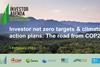 Investor net zero targets & climate action plans - The Road from COP26