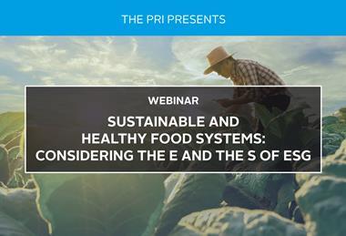Sustainable and Healthy Food Systems